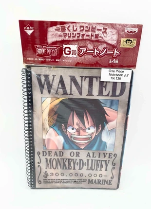 Onepiece Licensed New and sealed notebook Monkey D Luffy, brand: OnePiece, condition: New with tags, £7.99, £8.93 includes Buyer Protection Pro