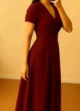 Combinaison pantalon rouge élégante – col cache-cœur et jambes larges taille S, marque: Alinea & Co, état: Très bon état, taille: S, 31,99 €, 34,29 € Protection acheteurs incluse