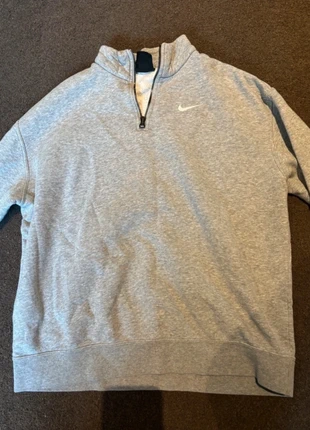 Classic Grey Nike Quarter-Zip Sweatshirt, brand: Nike, condition: Very good, size: XS, £12.50, £13.83 includes Buyer Protection
