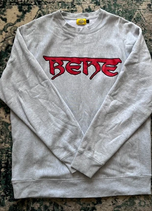 bene culture grey sweatshirt with red screen print, brand: Bene Culture, condition: Very good, size: XL, £25.00, £26.95 includes Buyer Protection