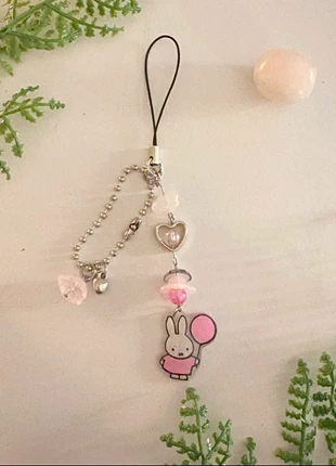 Pink Miffy Balloon Phone Strap/ Keychain, brand: Miffy, condition: New with tags, £8.00, £9.10 includes Buyer Protection
