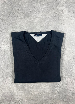 Pull Tommy Hilfiger Homme XXL Col V Bleu Marine Classique, marke: Tommy Hilfiger, zustand: Sehr gut, größe: XXL, 16,00 €, 17,50 € inklusive Vinted-Käuferschutz