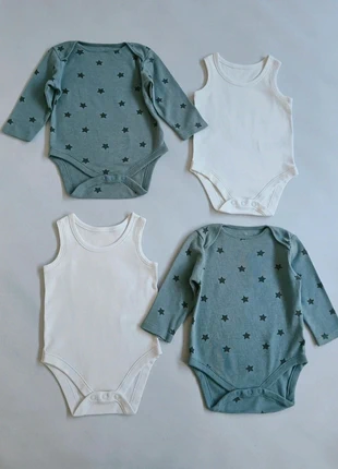 4x Baby Boys Bodysuits Vests 6-9 Months, brand: Marks & Spencer, condition: New without tags, size: 6-9 months / 68 cm, €4.00, €4.90 includes Buyer Protection