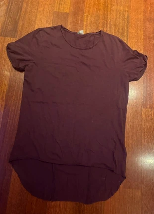 Maglietta lunga color prugna – taglio moderno, marque: H&M Divided, état: Neuf sans étiquette, taille: L, 5,00 €, 5,95 € Protection acheteurs incluse