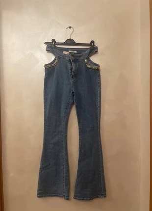 Jeans a zampa con fianchi scoperti, marke: Candida, zustand: Neu, größe: L / 40 / 12, 7,00 €, 8,05 € inklusive Vinted-Käuferschutz