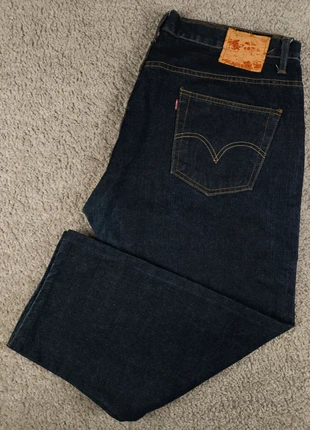 Jeans Levi's 501 Big E Vintage W44 L32 fermeture éclair Femme Marine/Gris, marque: Levi's, état: Très bon état, taille: 7XL / 54 / 26, 40,00 €, 42,70 € Protection acheteurs (Pro) incluse