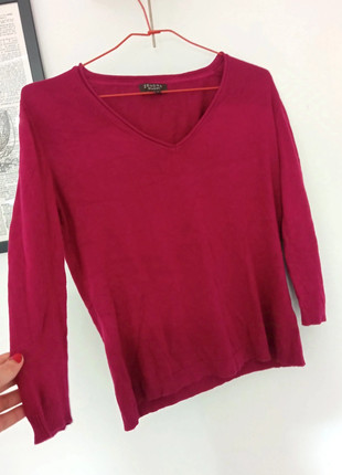 Pull femme col V magenta Zendra, marque: Zendra, état: Bon état, taille: M / 38 / 10, 4,00 €, 4,90 € Protection acheteurs incluse