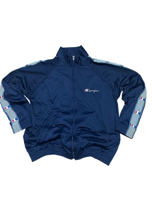 Champion Vintage Navy Blue Track Jacket Retro Y2K Sportswear Zip Up, marca: Champion, estado: Muy bueno, tamaño: XS, 28,00 €, 30,10 € Protección al comprador incluida