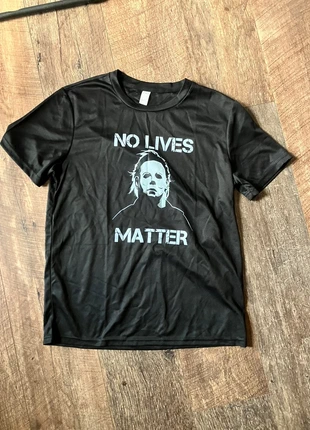 T-shirt noir Michael Myers “No Lives Matter” Taille M (unisex, Halloween), brand: Michael Myers, condizioni: Nuovo senza cartellino, taglia: M / IT 42 / EU 38, €7.00, €8.05 include la Protezione acquisti