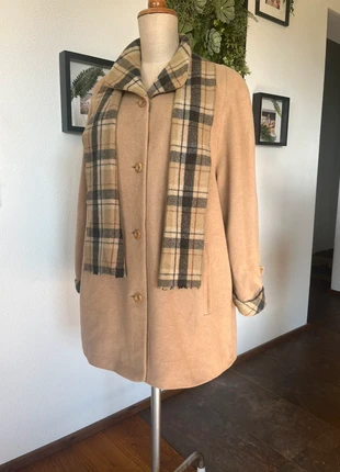 Vintage Mantel Damen Your 6th Sense (DE 42 / IT 46 / FR 44) beige Kamel Wolle Kaschmir Retro, marke: Vintage Chic, zustand: Sehr gut, größe: XL / 42 / 14, 25,00 €, 26,95 € inklusive Vinted-Käuferschutz