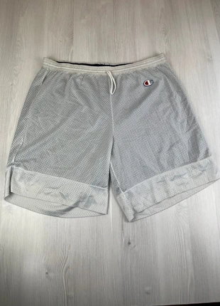 Short Champion Vintage Logos Brodés Bleu Marine Blanc Réversible Taille M, brand: Champion, condition: Good, size: M, €11.20, €12.46 includes Buyer Protection Pro