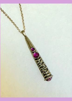 Vintage 1970s Miracle Scottish Celtic Pendant with Purple Cabochons, brand: Miracle, condition: Very good, £9.99, £11.19 includes Buyer Protection