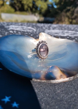 Bague Ajustable Laiton Argenté Pierre Améthyste Ethnic Baroque Boheme, merk: Amethyste, staat: Heel goed, maat: Aanpasbaar, € 16,00, € 17,50 inclusief Kopersbescherming Pro