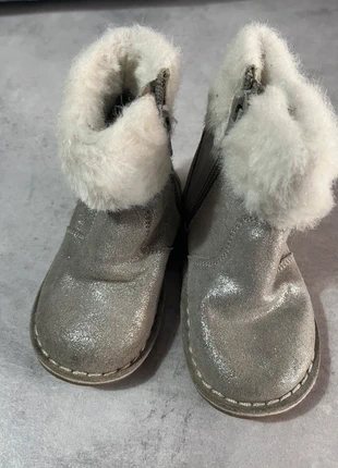 Bottines hiver fille Saxo Blues 22 fourrées argent pailleté, brand: pas de marque, condition: Good, size: 22, €2.00, €2.80 includes Buyer Protection