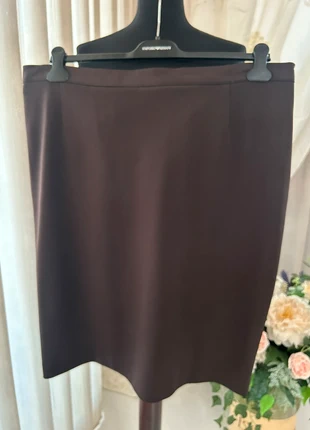 Gonna marrone taglia 52 perfetta per curvy / Jupe marron taille 52 parfaite pour les courbes, estado: Muy bueno, tamaño: 4XL / 48 / 20, 10,00 €, 11,20 € Protección al comprador incluida