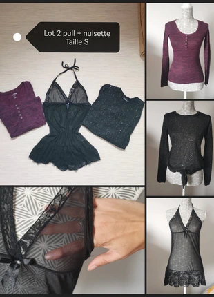 Lot pull nuisette, zustand: Sehr gut, größe: S / 36 / 8, 5,00 €, 5,95 € inklusive Vinted-Käuferschutz