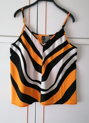 Top tirantes rayas multicolor, merk: Shein, staat: Nieuw met prijskaartje, maat: L / 40 / 12, € 4,00, € 4,90 inclusief Kopersbescherming