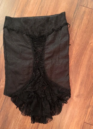 Rock Punk Rave schwarz Bleistift Schnürung Spitze Rüschen Gothic, brand: Punk Rave, condizioni: Buone, taglia: S / IT 40 / EU 36, €20.00, €21.70 include la Protezione acquisti