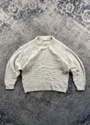Pull vintage côtelé torsadé oversize sweater y2k crème size M, brand: Vintage Dressing, condition: Very good, size: M, €24.00, €25.90 includes Buyer Protection Pro