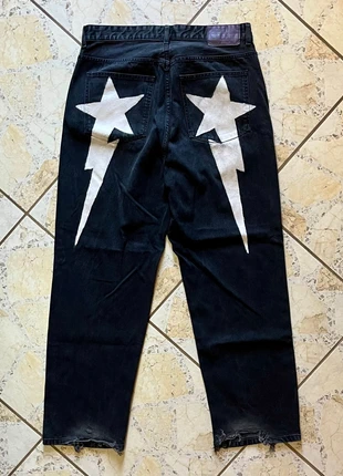 Jeans custom-made "Bape", marke: Bershka, zustand: Gut, größe: XL, 17,00 €, 18,55 € inklusive Vinted-Käuferschutz