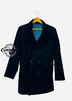 Manteau Jacket Droit Long Partessus Vintage Style Classe Bleu Marine - S (A456), marca: Vintage Dressing, estado: Muito bom, tamanho: S, €39.00, €41.65 inclui Proteção do Comprador Pro