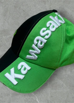 Casquette Vintage Kawasaki motors logo brodé année 2000, marque: Kawasaki, état: Très bon état, taille: Taille unique, 16,99 €, 18,54 € Protection acheteurs incluse