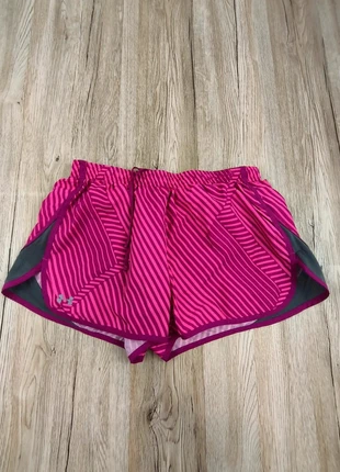 Under Armour - Short Femme HeatGear / Rose Fuchsia Rayé / Running Fitness Run Trail Training, marca: Under Armour, estado: Muy bueno, tamaño: L / 40 / 12, 12,50 €, 13,83 € Protección al comprador incluida