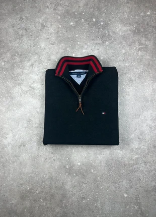 Pull Half-zip Col Camionneur Tommy Hilfiger Taille L Homme Bleu Marine Logo Brodé 100% Coton #T40, marque: Tommy Hilfiger, état: Très bon état, taille: L, 39,00 €, 41,65 € Protection acheteurs (Pro) incluse