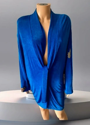 Veste longue à nouer taille 48, marca: Vintage, estado: Muito bom, tamanho: 4XL / 48 / 20, €15.00, €16.45 inclui Proteção do Comprador Pro