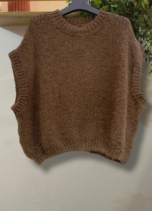 Pull marron en laine manches courtes, marke: Vintage Dressing, zustand: Sehr gut, größe: L / 40 / 12, 29,50 €, 31,68 € beinhaltet Vinted-Käuferschutz Pro