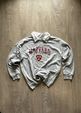 Sweat col chemise Harvard gris chiné – Taille M, brand: Harvard, condition: Very good, size: M / 38 / 10, €7.99, €9.09 includes Buyer Protection