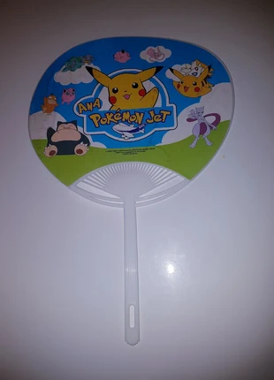 Vintage Pokemon ANA Jet Hand Fan 1995-2000 Nintendo All Nippon Airways Japanese, brand: Pokémon, condition: Satisfactory, €4.99, €5.94 includes Buyer Protection