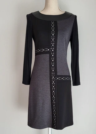 Robe Glam Rock - Détails clous et simili cuir - Taille S (36), brand: Citron vert, condition: Very good, size: S / 36 / 8, €29.00, €31.15 includes Buyer Protection