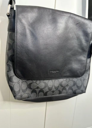 Sac homme Coach F54771 en cuir noir -, marke: Coach, zustand: Zufriedenstellend, 75,00 €, 79,45 € inklusive Vinted-Käuferschutz