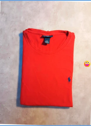 Tee shirt Ralph Lauren rouge logo brodé bleu marine pour homme taille XL en très bon état, marca: Ralph Lauren, estado: Muito bom, tamanho: XL, €25.00, €26.95 inclui Proteção do Comprador