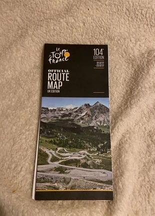 Tour de France cycle official route map 2017, condition: New without tags, £4.00, £4.90 includes Buyer Protection
