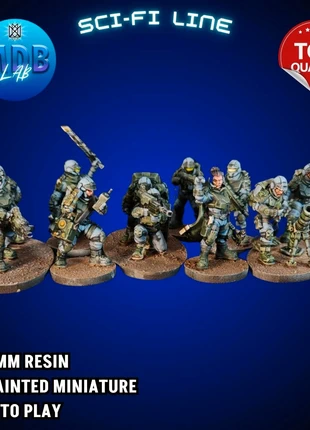 Squadra di Supporto – Human Defence Force – One Page Rules, marke: Warhammer, zustand: Sehr gut, 38,00 €, 40,60 € inklusive Vinted-Käuferschutz