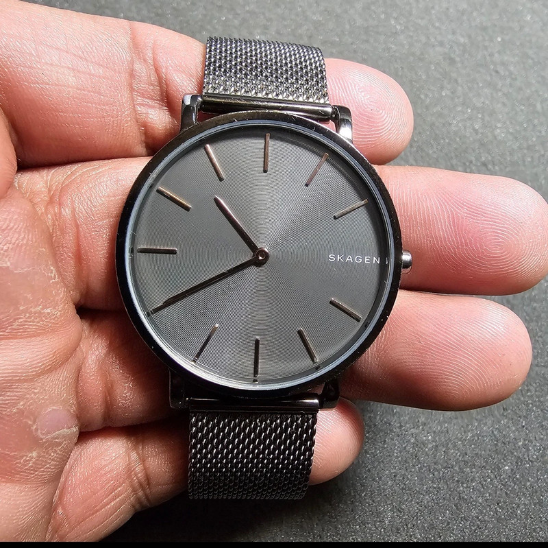 Skagen Hagen Unisex Quartz Watch Stainless Steel Mesh Straps SKW6445 Working