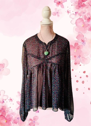 🖤💐Jolie blouse bohème fleurie multicolore Zara bohemian floral blouse💐🖤, marque: Zara, état: Très bon état, taille: M / 38 / 10, 6,00 €, 7,00 € Protection acheteurs (Pro) incluse