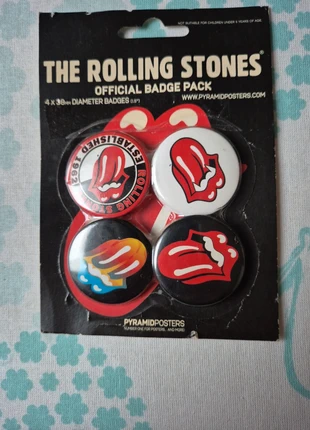4 badges The Rolling Stones neufs, brand: STONES, condition: New with tags, €6.00, €7.00 includes Buyer Protection