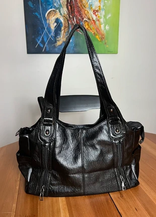 sac à main femme noir similicuir vintage y2k qui convient pour les cours, marke: shoulderbag, zustand: Sehr gut, 30,00 €, 32,20 € inklusive Vinted-Käuferschutz