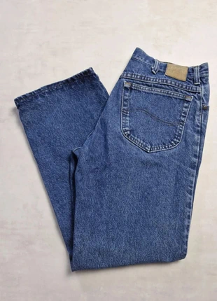 Jean lee bleu vintage 100 % coton – Taille 34x30 – Made in Mexico, marque: Wrangler, état: Très bon état, taille: W34 | FR 44, 32,00 €, 34,30 € Protection acheteurs incluse