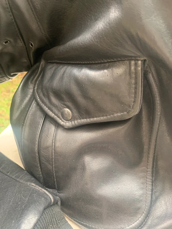 Blouson cuir Todzi vintage taille 0 doublure intérieur made in France 🇫🇷 - photo numéro 7