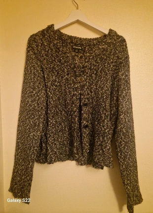 Womens size Medium Prettylittlething dark grey thick knitted cardigan, Vgc, brand: PrettyLittleThing, condition: Very good, size: M / 10, £7.00, £8.05 includes Buyer Protection Pro