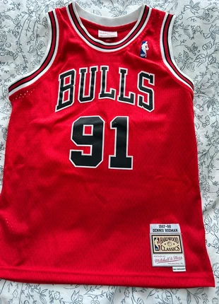 Chicago bulls Rodman mitchell & ness nba basketball vest, brand: Mitchell & Ness, condition: New without tags, size: 14 years / 164 cm, £50.00, £54.30 includes Buyer Protection