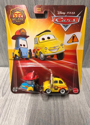 Disney Pixar Cars - Guido & Luigi / Race & Rescue (Lightning McQueen) Mattel, brand: Disney, condition: New with tags, size: One size, £15.00, £16.50 includes Buyer Protection Pro