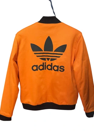 Big Trefoil Logo Adidas Vintage Track Jacket – Orange with Black Accents – Size S, marque: adidas, état: Neuf sans étiquette, taille: S / 36 / 8, 39,99 €, 42,69 € Protection acheteurs incluse