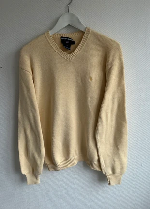 Pull Ralph Lauren Jaune 📏 L, merk: Ralph Lauren, staat: Heel goed, maat: L / 40 / 12, € 39,00, € 41,65 inclusief Kopersbescherming Pro