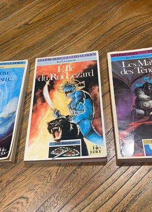 Lot 3 livres dont vous êtes le héros Folio Junior 1984 1985, marque: Folio Junior, état: Bon état, 25,00 €, 26,95 € Protection acheteurs incluse