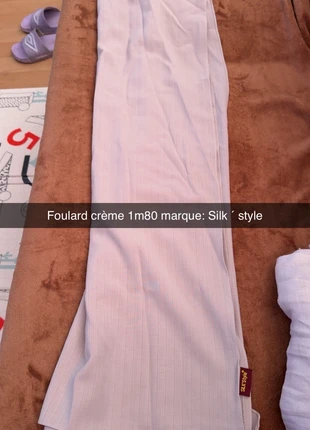 Foulard femme, brand: Silk&style, condition: Very good, €5.00, €5.95 includes Buyer Protection